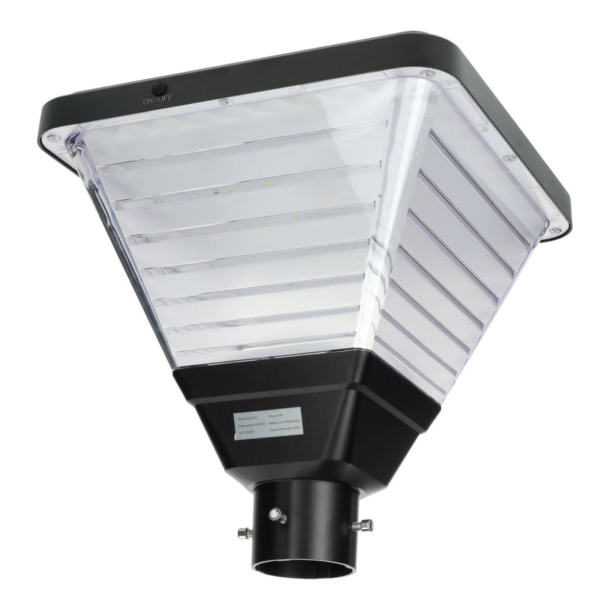 Farola Solar LED Villa 10W Cuadrada IP65