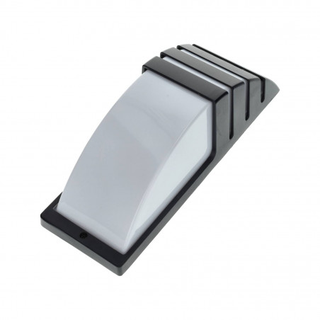 E27 CURVE WALL LAMP black