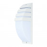 E27 CURVE WALL LAMP white