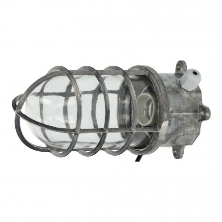 Lampada da parete industriale dritta E27