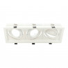 Cadre triple orientable - AR60, blanc