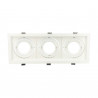Adjustable white frame for AR60. Triple