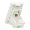 Base modular RJ11 encastrada