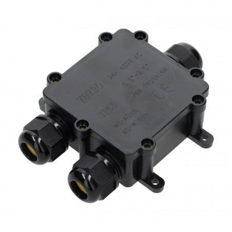 IP68 3-way waterproof junction box
