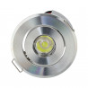 Downlight led mini 3W 12/24V colore argento