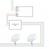 Eclairage de piscine LED 8W 12VDC IP68 RGB