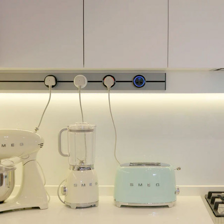 USB A+C socket for rail 2.4A