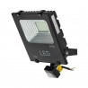 Projector LED slim 20W com detector de presença