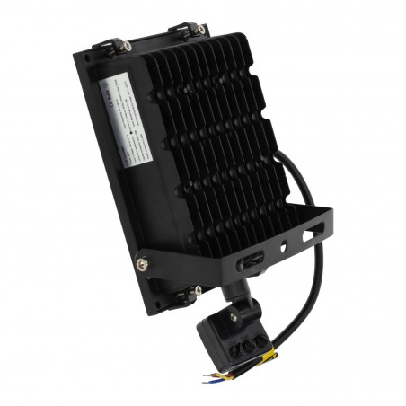 Projector LED slim 20W com detector de presença