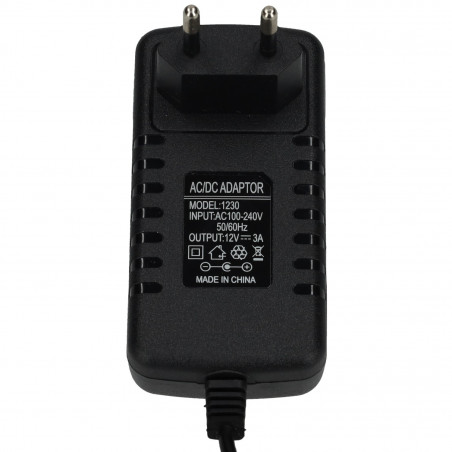 Wall power supply, 12V 3A