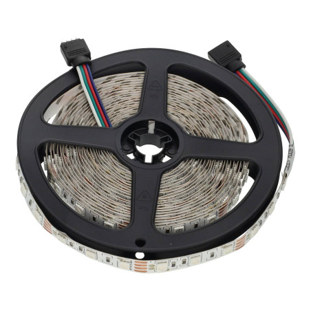 Tira LED 12V RGB 14.4W/m 4200lm 10mm Ancho IP20 - Rollo 5 metros