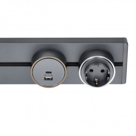 Rail d'alimentation de 50cm monté en surface