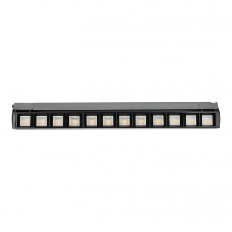 Foco Carril LED lineal 36W orientable negro