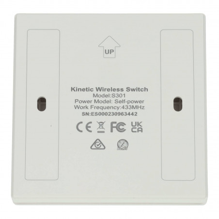 Interruttore doppio wireless autoalimentato