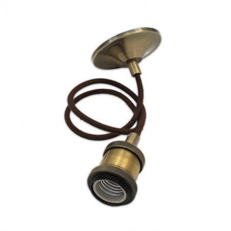 Floroon in metallo + passaggi di cavi in bronzo vintage