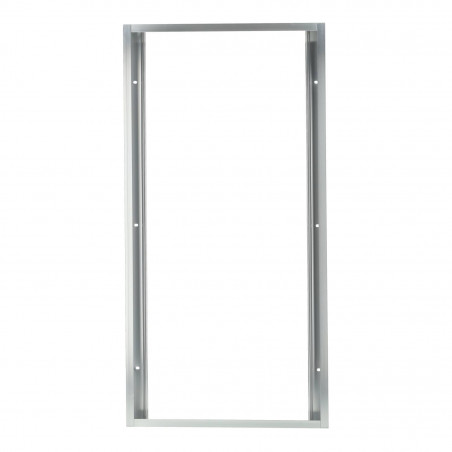 Marco aluminio plata para panel 30x60