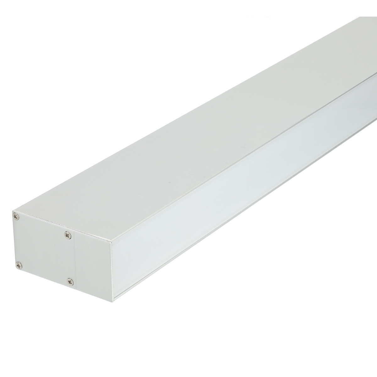 Perfil Colgante de Aluminio Rectangular 2 m para Tiras LED hasta 23 mm