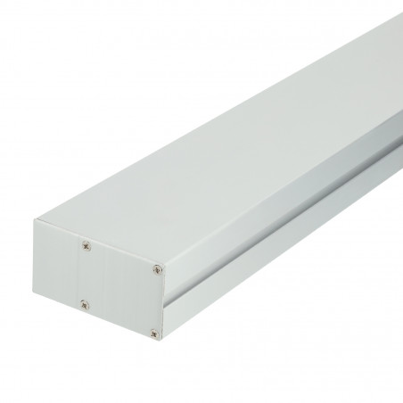 Perfil rectangular aluminio tira led 66 x 35 x 2m
