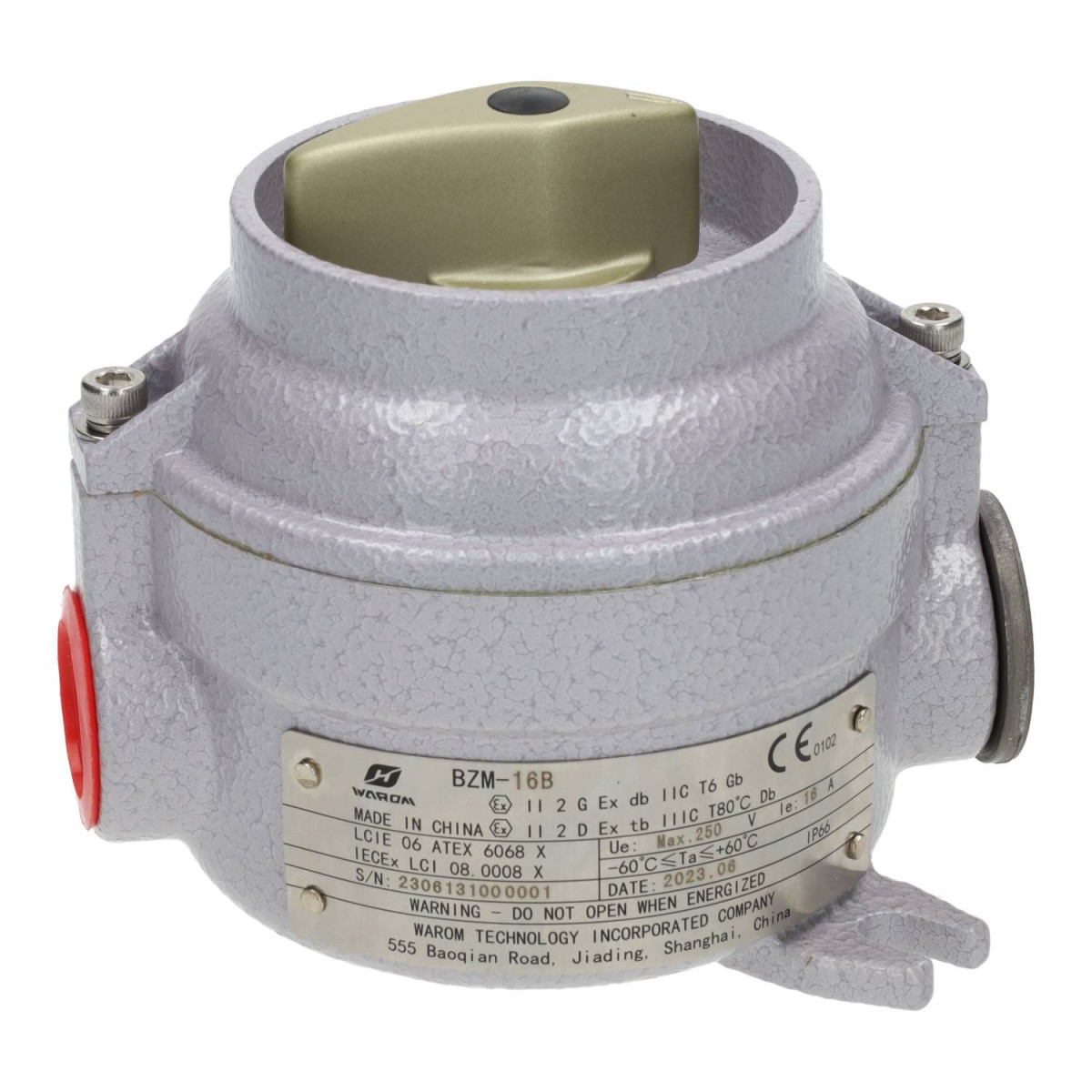Interruptor Metálico 4 Polos ATEX 16A IP66