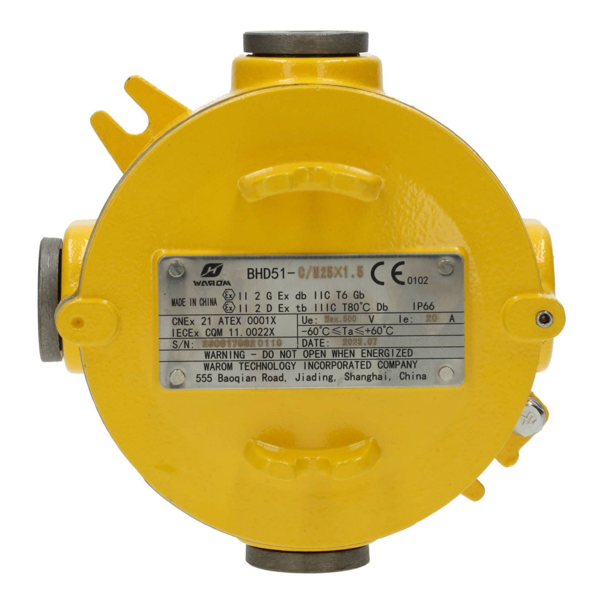 Boîte de Dérivation Industrielle ATEX 3 voies M25 IP66