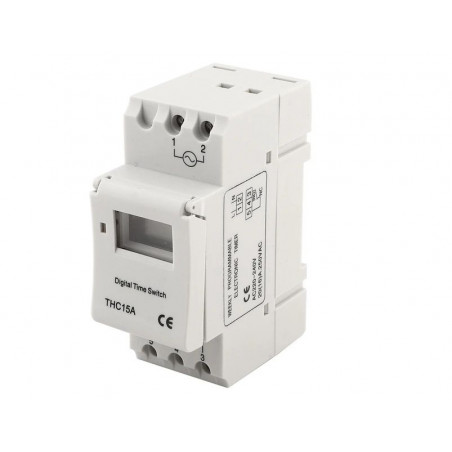 Temporizador digital 16A para quadro elétrico