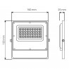 Proyector led 30W plano IP66