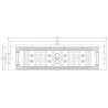 Module LED Bridgelux 50W pour l'éclairage public