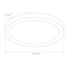 LED Ceiling Light - Round, 12W SLIM