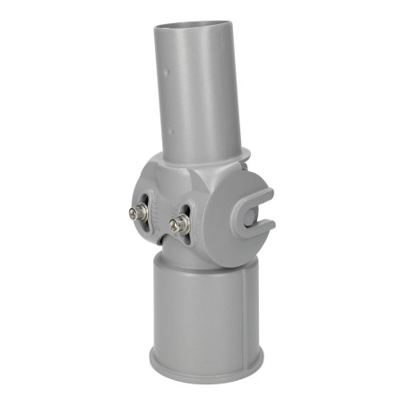 Staffa a cerniera per lampione Ø 60 mm - palo 80 mm