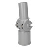 Suporte articulado para candeeiro de iluminação pública Ø 60mm - poste 80mm