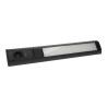 Regleta LED bajo mueble 9W toma Schuko & USB A+C - negro