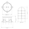 LED industrial wall lamp E27