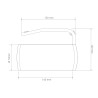 Linterna LED ATEX 9W recargable IP66