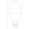 Ampoule 10W E27 réglable