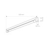 Base de LED Tube T8 1200 mm