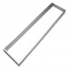 Silber Aluminiumrahmen für Panel 30x120
