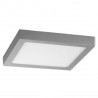 Plafoniera Soffitto a LED 18W quadrato ARGENTO