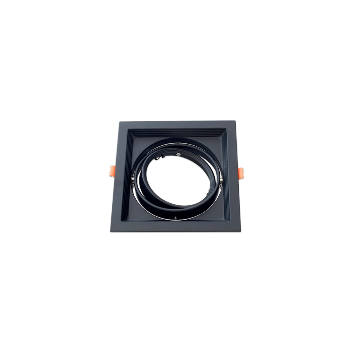 Marco orientable para AR111 color negro