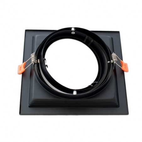 Moldura ajustável para AR111 negra