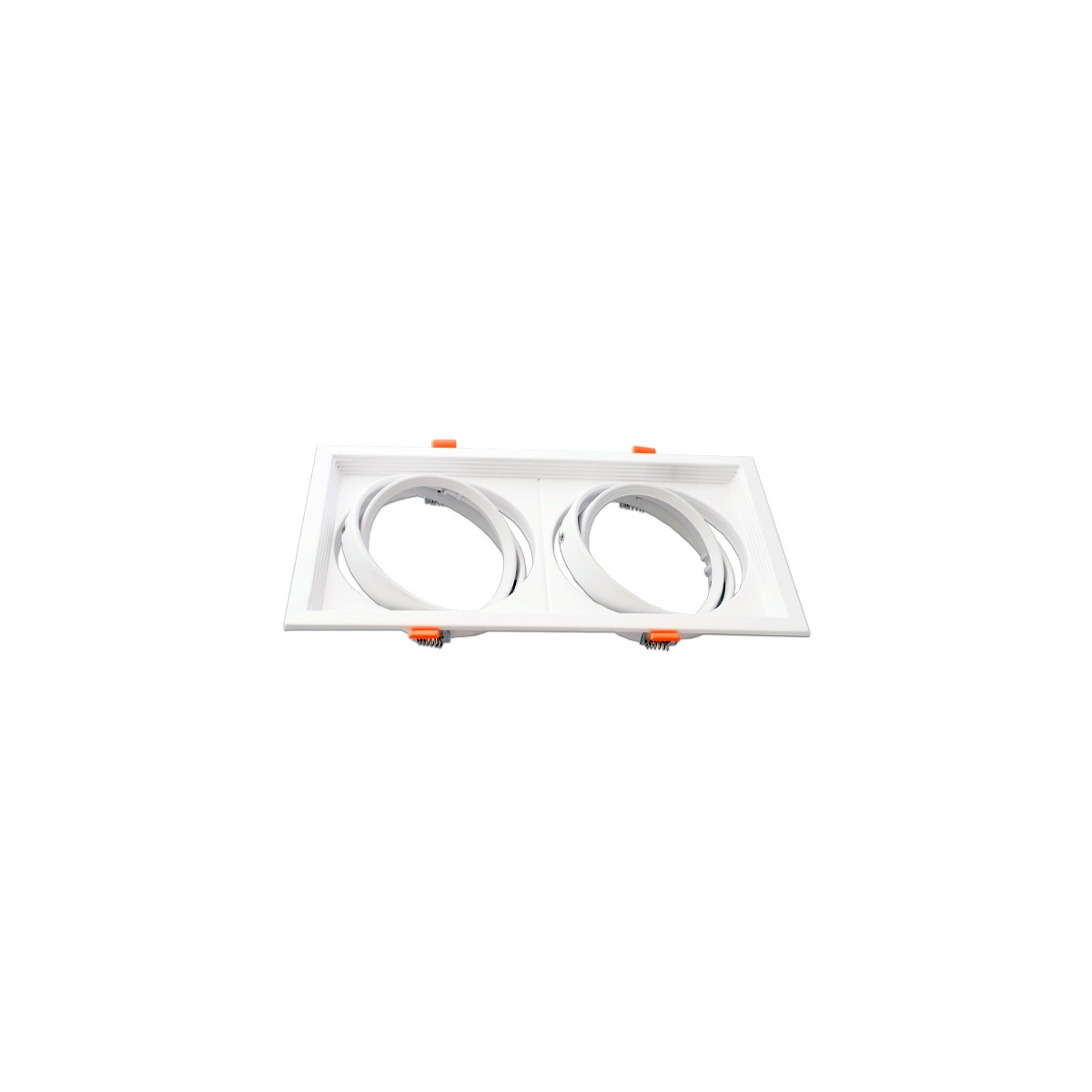 Marco orientable para AR111 color blanco