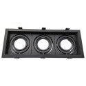 Moldura ajustável triplo para AR60 negra