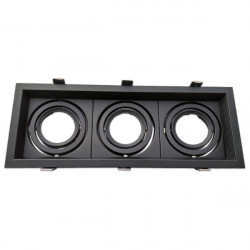 Marco orientable para AR111 color blanco