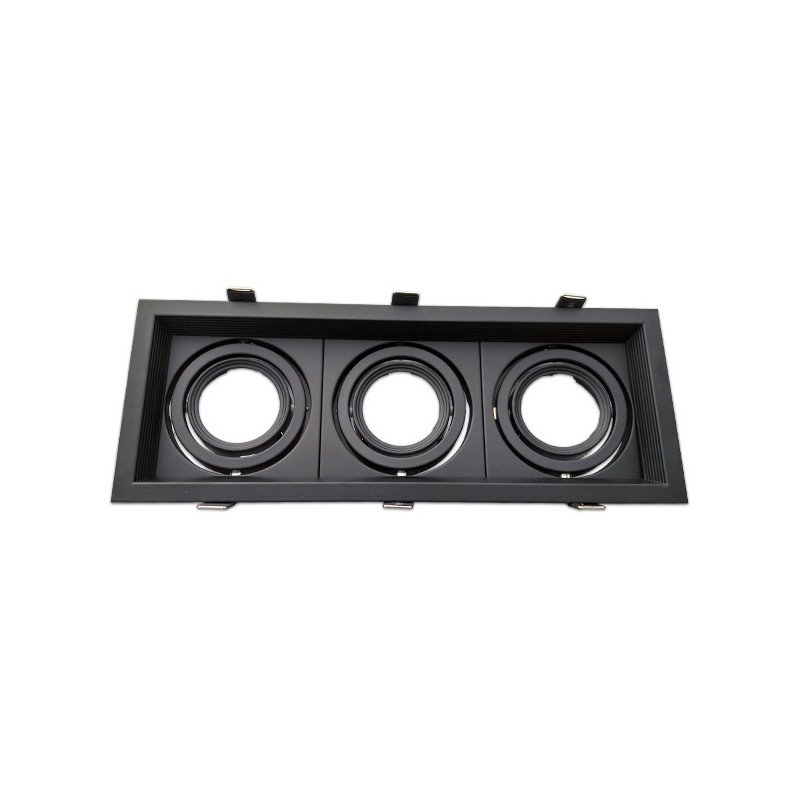 Moldura ajustável triplo para AR60 negra
