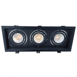 Telaio triplo regolabile per AR60 colore nero