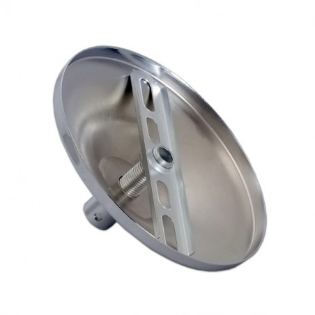 METAL COVER + GROMMET - SILVER