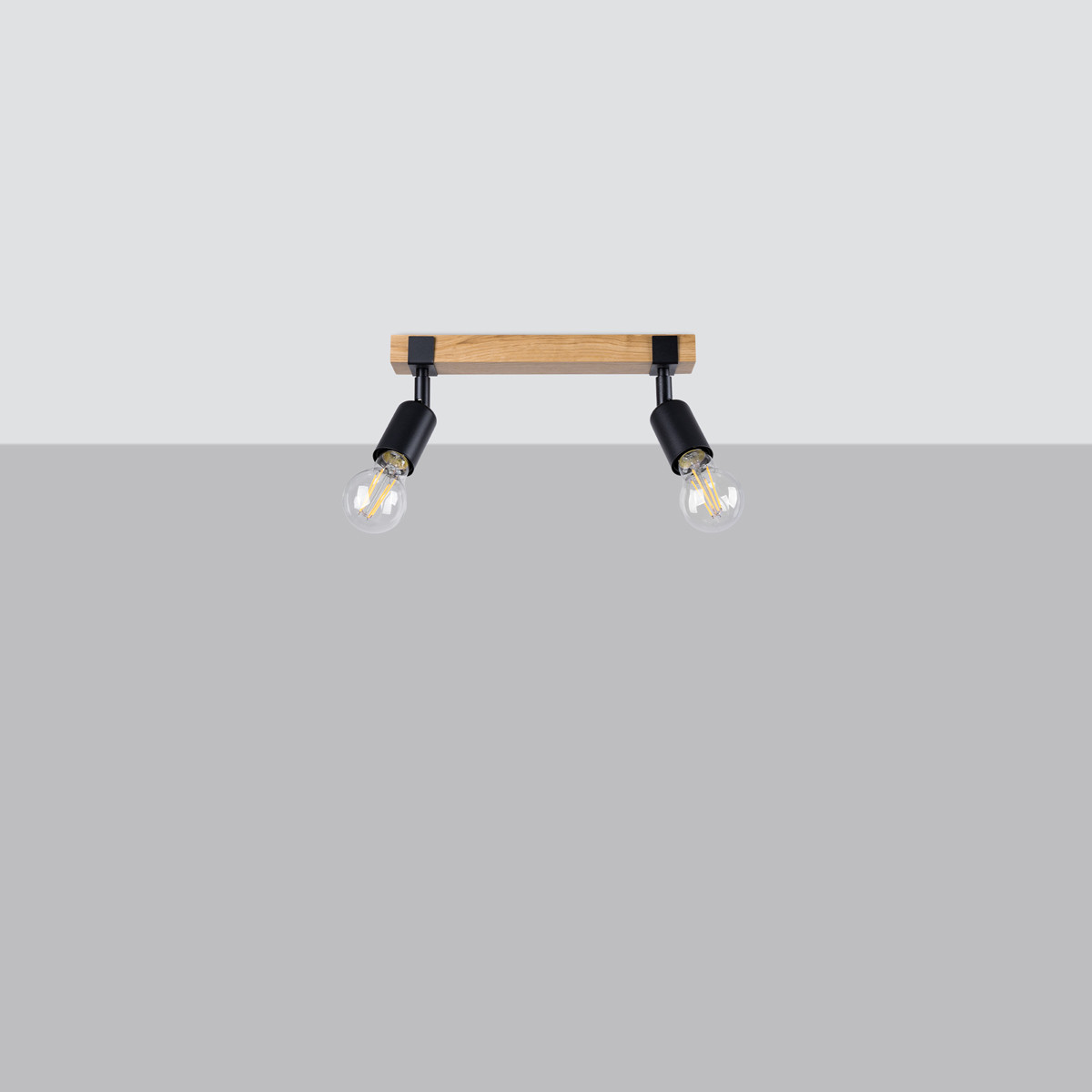 Lámpara de techo ZUCA 2 negra