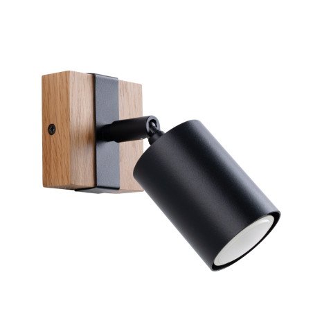 Wandleuchte FAGER 1 Schwarz