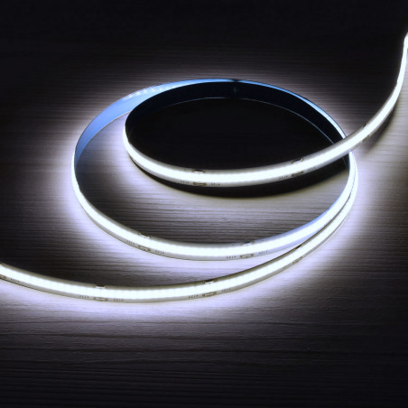 Tira conduzida COB 24V 5m 12W/m IP20