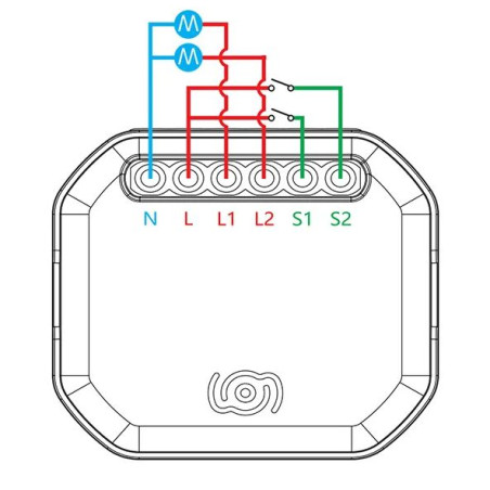 Module interrupteur pour volets roulants WiFi
