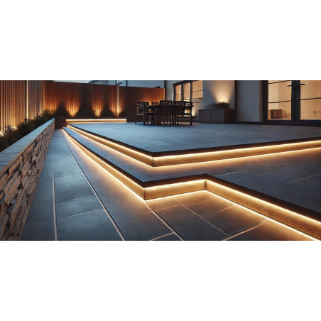 Striscia led 220V 120 led/m 14,4W/m autorigenerante